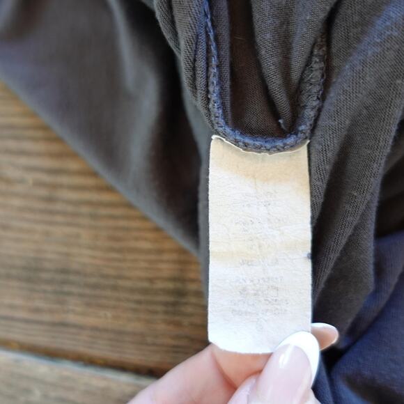 Vintage Y2K Babydoll Dress Small Gray Rosette Ruched Fairy Grunge Whimsigoth 90s - Picture 6 of 7